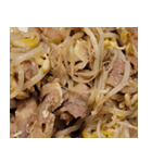 食品シリーズ : ラム肉+萌やし(モヤシ) #3（個別スタンプ：1）