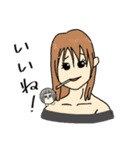 小さな妖怪アイミーちゃんと個性的な仲間達（個別スタンプ：3）