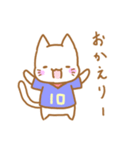 サッカー好きのネコのスタンプ（個別スタンプ：12）