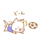 サッカー好きのネコのスタンプ（個別スタンプ：17）
