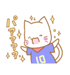 サッカー好きのネコのスタンプ（個別スタンプ：24）