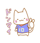 サッカー好きのネコのスタンプ（個別スタンプ：32）