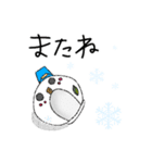 雪だるさんなおやじさん 手書き文字（個別スタンプ：5）