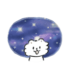 寒い季節のフワフワ！しろくま（個別スタンプ：17）
