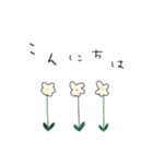 ありがとう＆ごあいさつ2024お花もそえて（個別スタンプ：5）