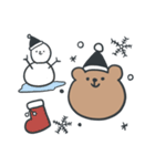 くまメリクリスマス（個別スタンプ：1）