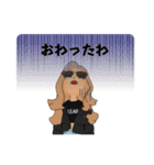 GIRL'sスタンプ！シンプル文字 40個（個別スタンプ：4）