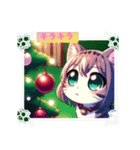 クリスマスにゃんこ1（個別スタンプ：2）