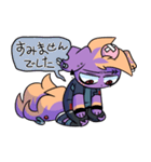 紫犬（個別スタンプ：5）