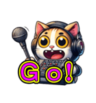 DJキャット ジョー（個別スタンプ：6）