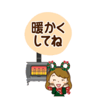 クリスマス♡カチューシャ主婦【BIG】（個別スタンプ：3）