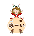 クリスマス♡カチューシャ主婦【BIG】（個別スタンプ：5）