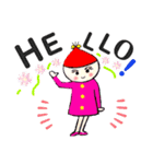どんぐりおくんとくりみちゃんの冬（個別スタンプ：8）