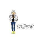 電車にいる人たち（個別スタンプ：16）