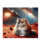 宇宙の中の猫4（個別スタンプ：3）