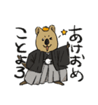 年末年始もクアッカワラビー（個別スタンプ：5）