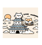 お城ねことわんこの日常劇〜旅城@naka（個別スタンプ：12）