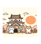 お城ねことわんこの日常劇〜旅城@naka（個別スタンプ：23）