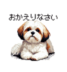 ドット絵 シーズー 日常会話 40種（個別スタンプ：27）