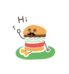 Mr.Hamburger‘s English stamp（個別スタンプ：3）