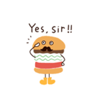 Mr.Hamburger‘s English stamp（個別スタンプ：9）