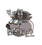 ほっぺたパンパンいぬ（個別スタンプ：1）