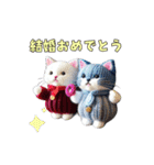 猫の編みぐるみ【イベント用】（個別スタンプ：27）