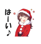 【クリスマス】サンタコスチュームガールズ（個別スタンプ：6）