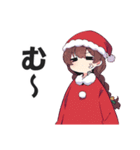 【クリスマス】サンタコスチュームガールズ（個別スタンプ：28）