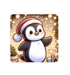 しろくまさんとペンギンさんクリスマス！（個別スタンプ：6）