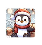 しろくまさんとペンギンさんクリスマス！（個別スタンプ：8）