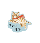 利光春華 猫たちの物語 vol.01 スタンプ（個別スタンプ：8）