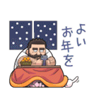 年末年始のひげおっぱ（個別スタンプ：29）