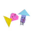 【ゆうま】4歳のさくひん【さくらぐみ】（個別スタンプ：9）