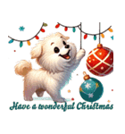 クリスマスからお正月まで使える動物たち（個別スタンプ：6）