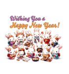 クリスマスからお正月まで使える動物たち（個別スタンプ：9）