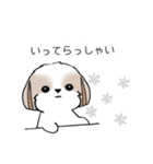 シーズースタンプ-冬 Stickers_Shih Tzu_k（個別スタンプ：27）