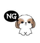 シーズースタンプ-冬 Stickers_Shih Tzu_k（個別スタンプ：36）