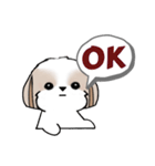 シーズースタンプ-冬 Stickers_Shih Tzu_k（個別スタンプ：37）