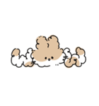 もこもこうさぎのラインスタンプ（個別スタンプ：1）