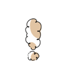 もこもこうさぎのラインスタンプ（個別スタンプ：4）