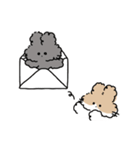 もこもこうさぎのラインスタンプ（個別スタンプ：11）