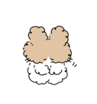 もこもこうさぎのラインスタンプ（個別スタンプ：12）