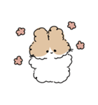 もこもこうさぎのラインスタンプ（個別スタンプ：15）