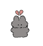 もこもこうさぎのラインスタンプ（個別スタンプ：16）