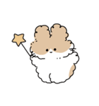もこもこうさぎのラインスタンプ（個別スタンプ：25）