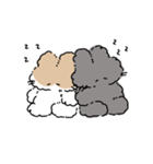 もこもこうさぎのラインスタンプ（個別スタンプ：36）