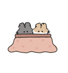 もこもこうさぎのラインスタンプ（個別スタンプ：37）
