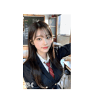 JPN かわいい韓国の制服の女の子（個別スタンプ：12）