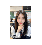 JPN かわいい韓国の制服の女の子（個別スタンプ：25）